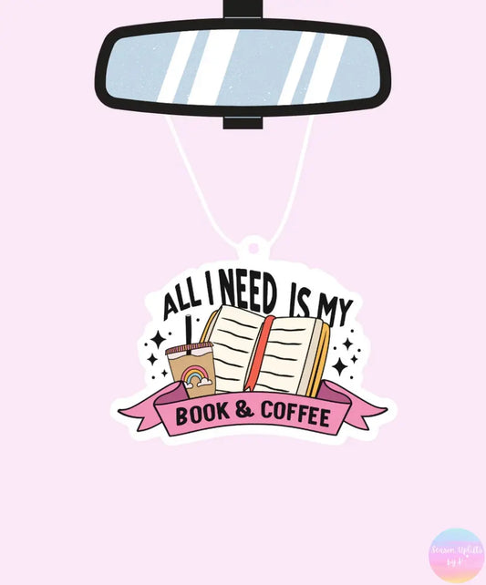 Books & Coffee Air Freshener Season Uplifts by K