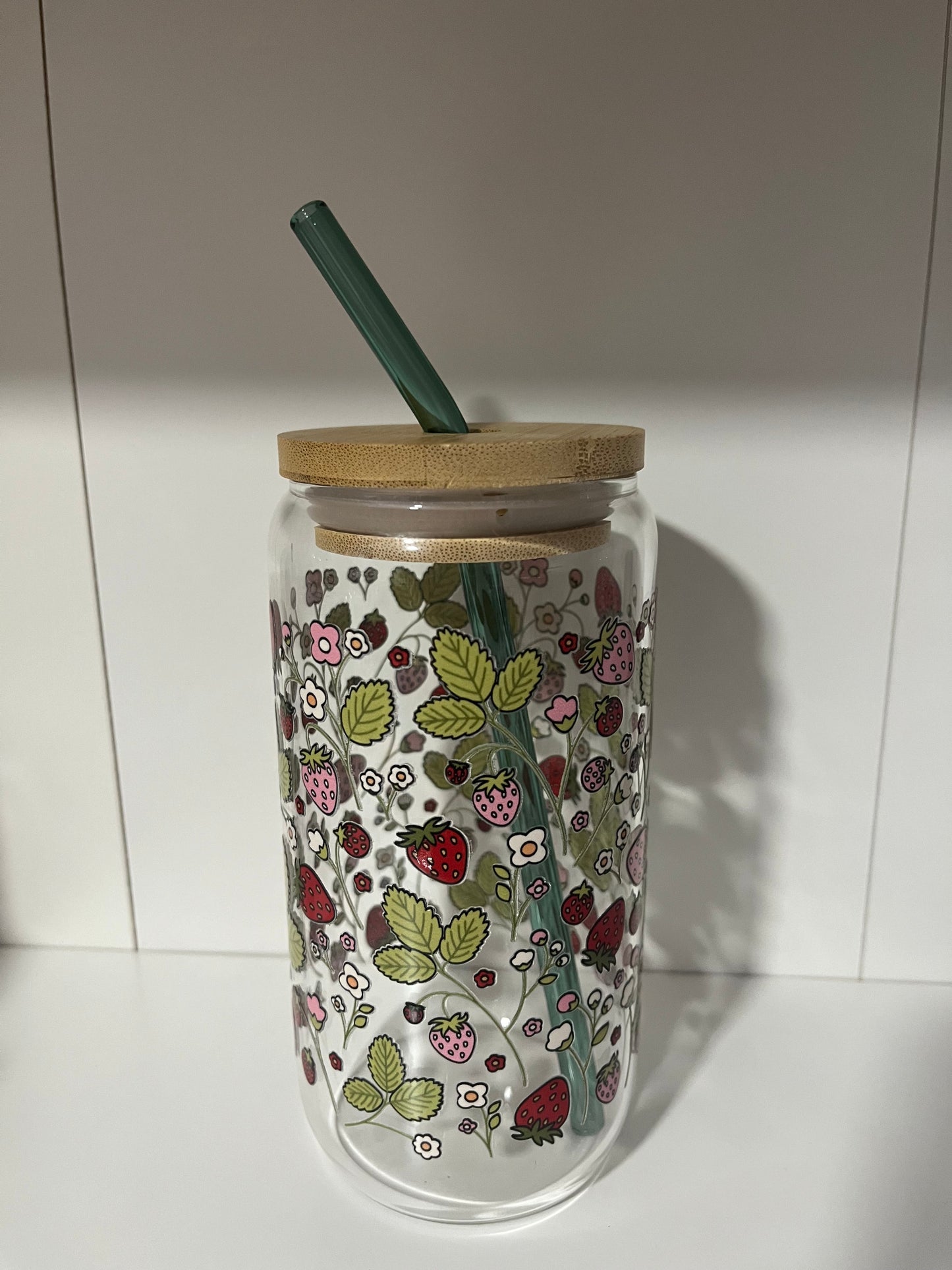 Colored Bent Glass Straws
