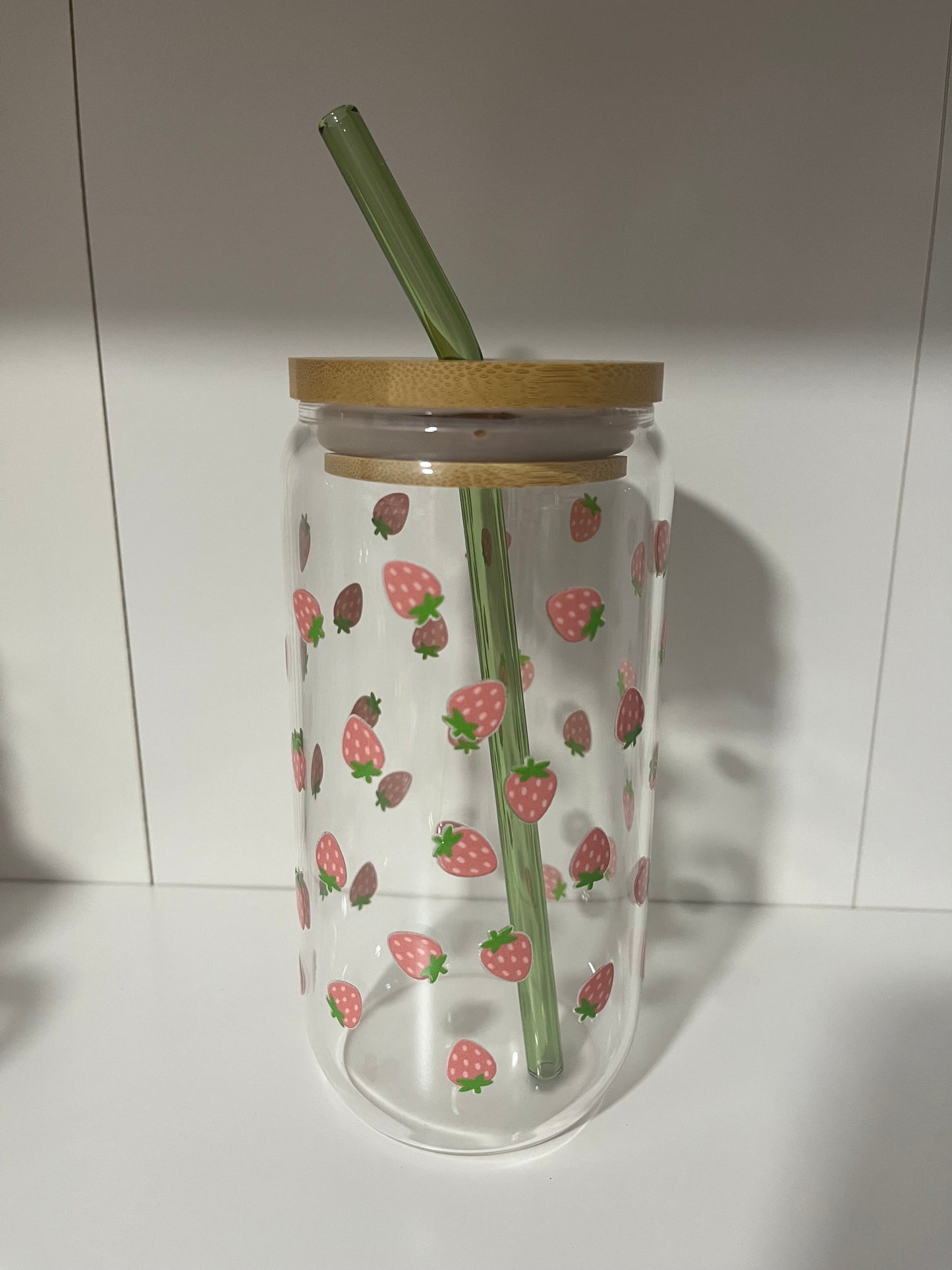 Colored Bent Glass Straws
