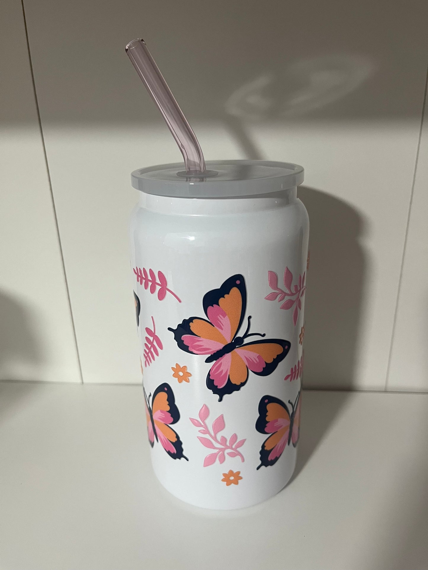 Colored Bent Glass Straws
