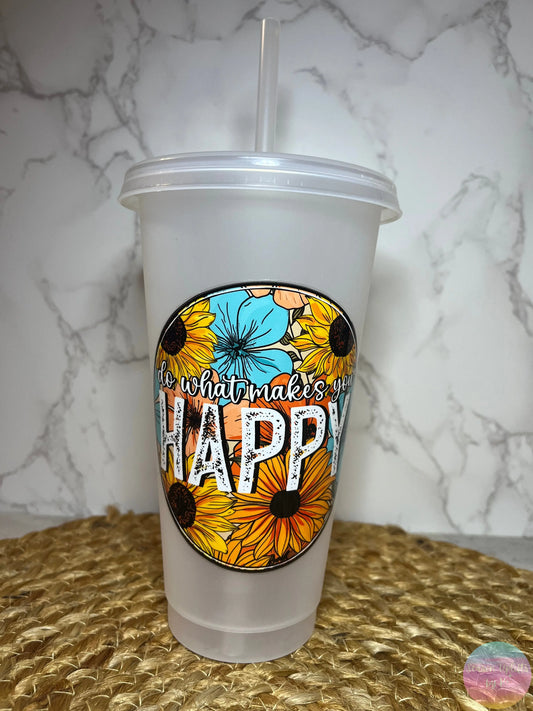 Do what makes you HAPPY Tumbler Season Uplifts by K