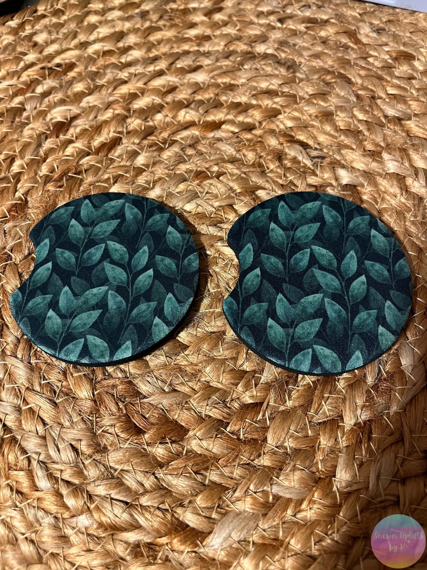 Evergreen Escape Car Coasters Season Uplifts by K