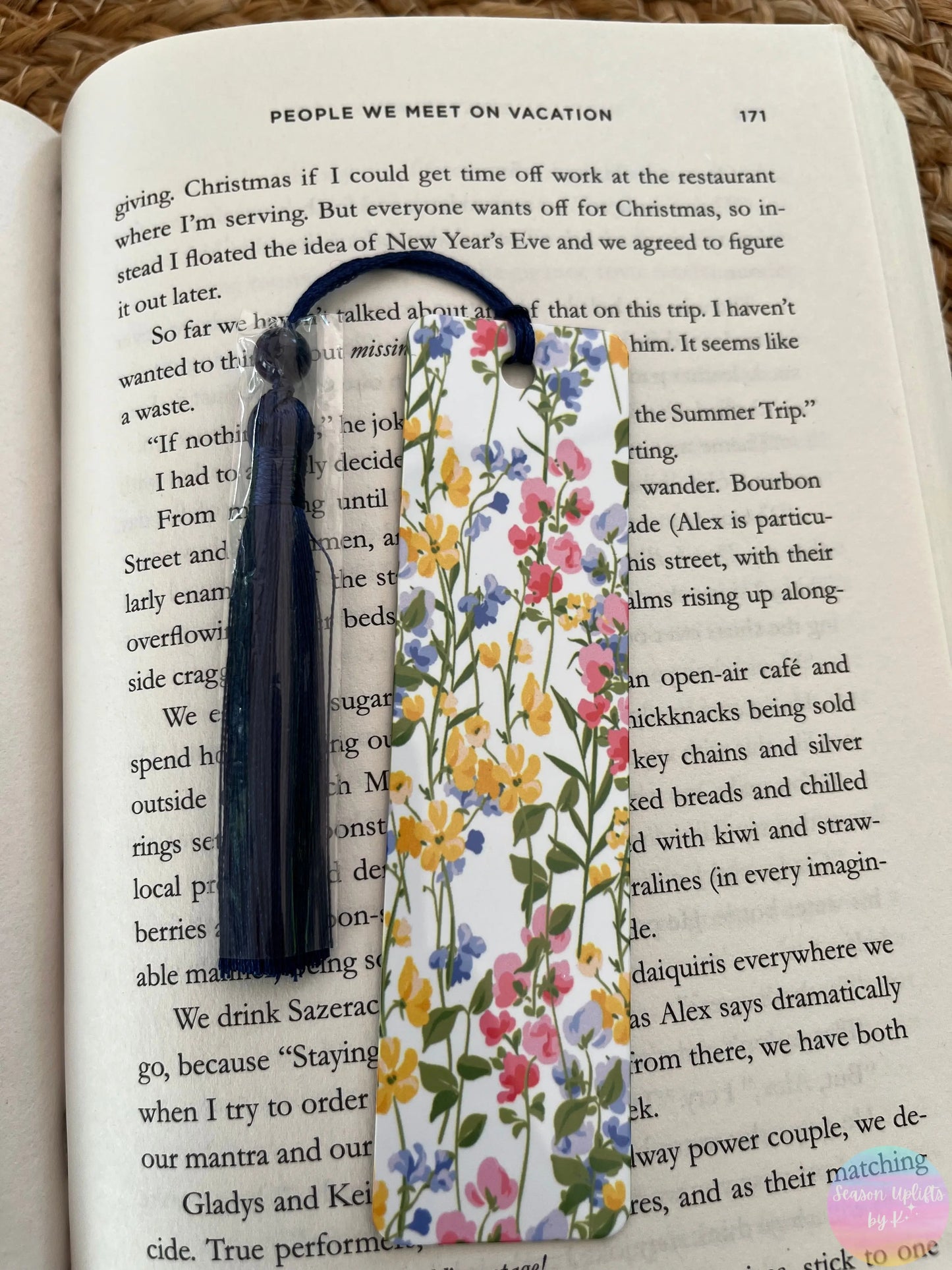 Field of Wildflowers Bookmark Season Uplifts by K