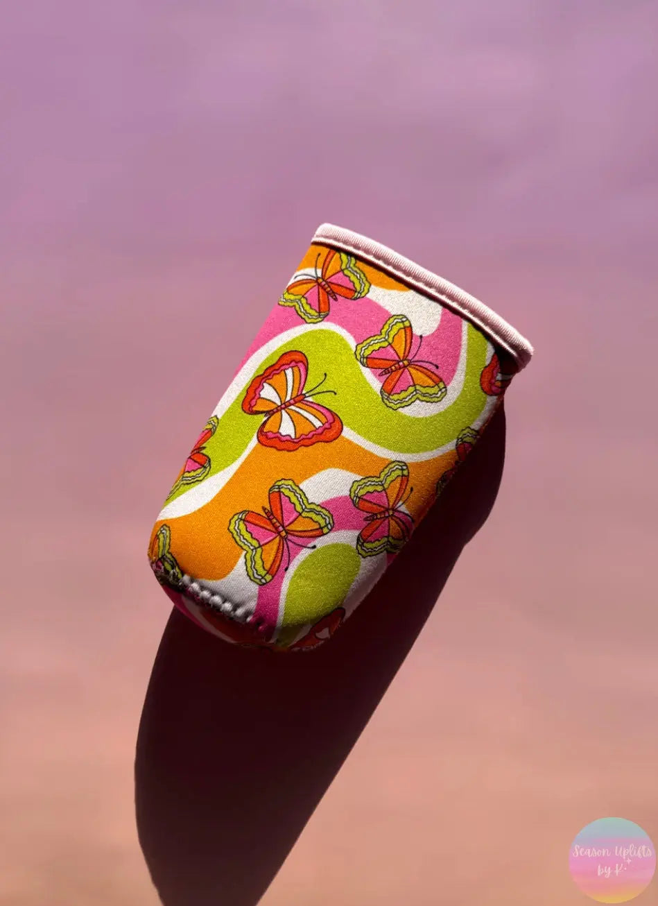 Groovy Butterflies Slim Can Sleeve Season Uplifts by K