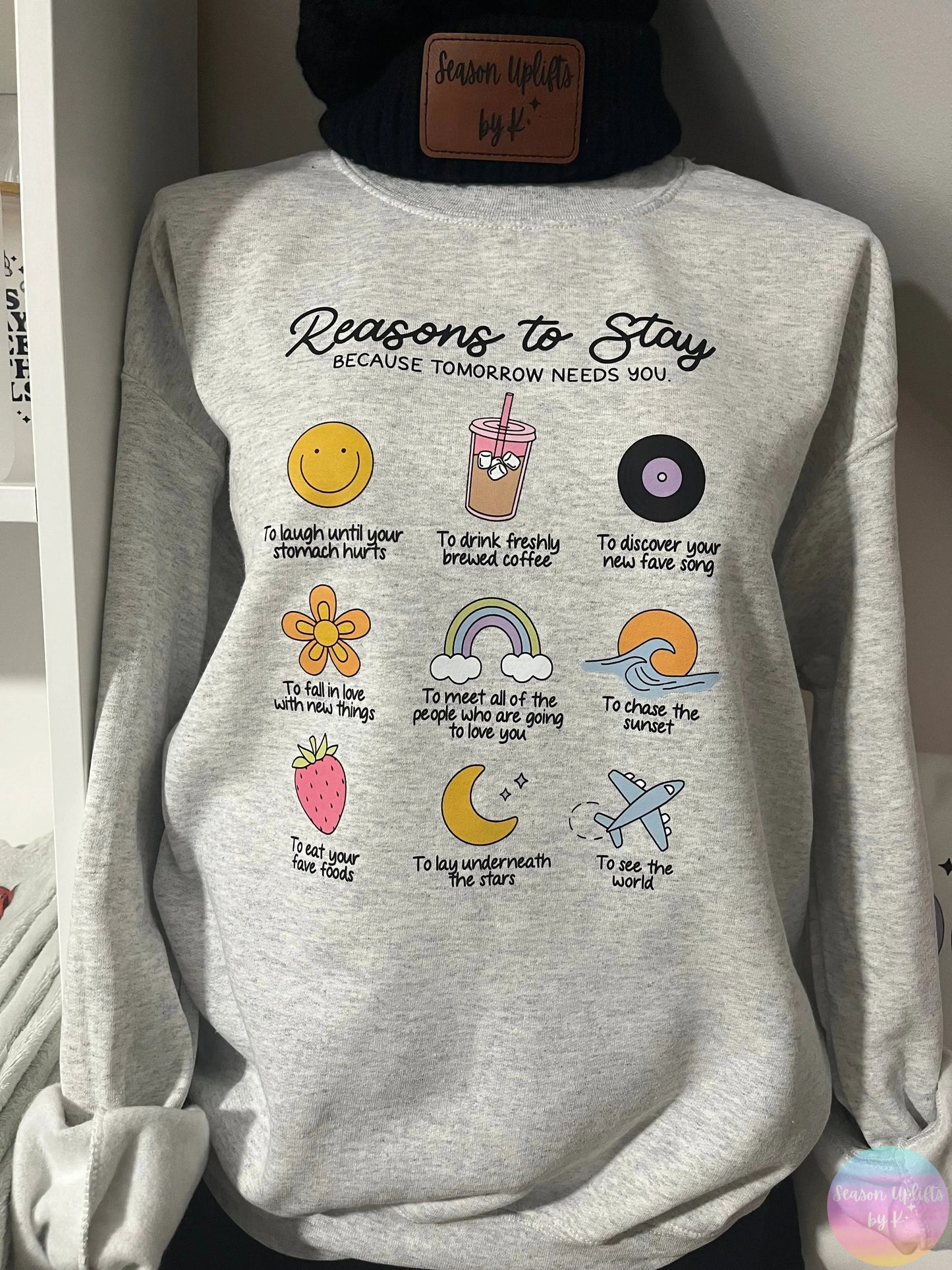 Julie’s Custom Sweatshirt Season Uplifts by K