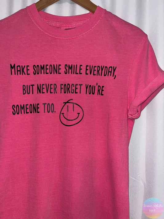 Make Someone Smile T-shirt Season Uplifts by K