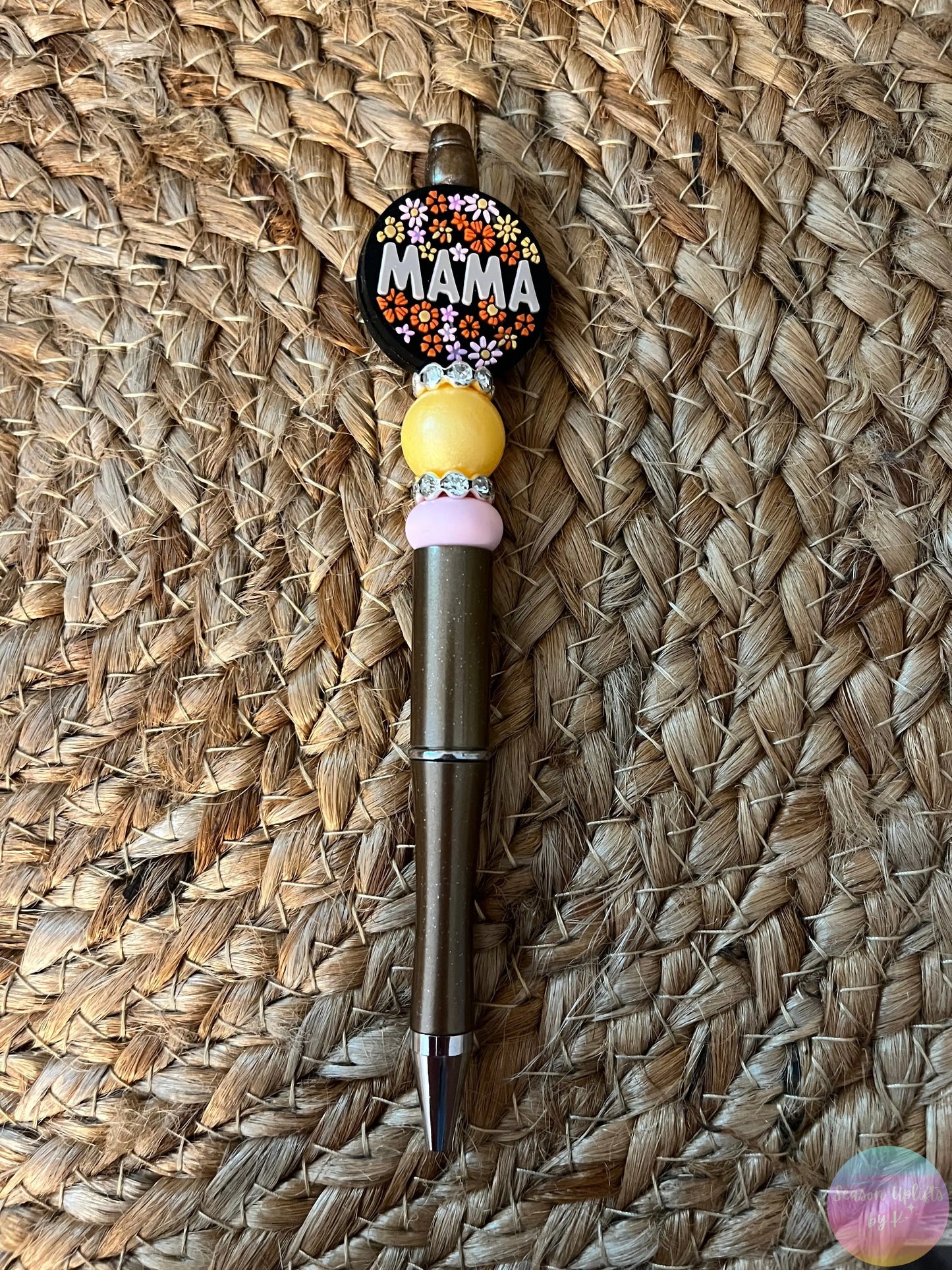 Mama Floral Beaded Pen Season Uplifts by K