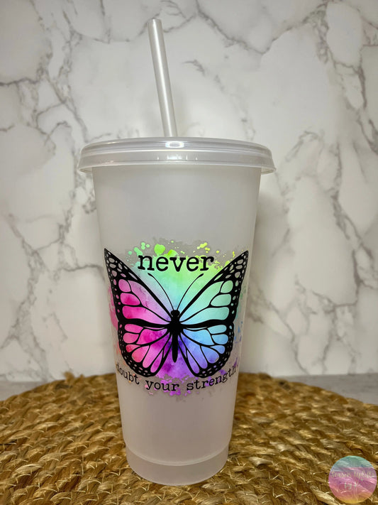 Never doubt your strength Tumbler Season Uplifts by K