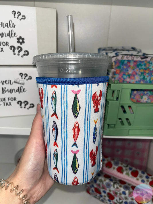 Ocean Life Medium Drink Sleeve Season Uplifts by K