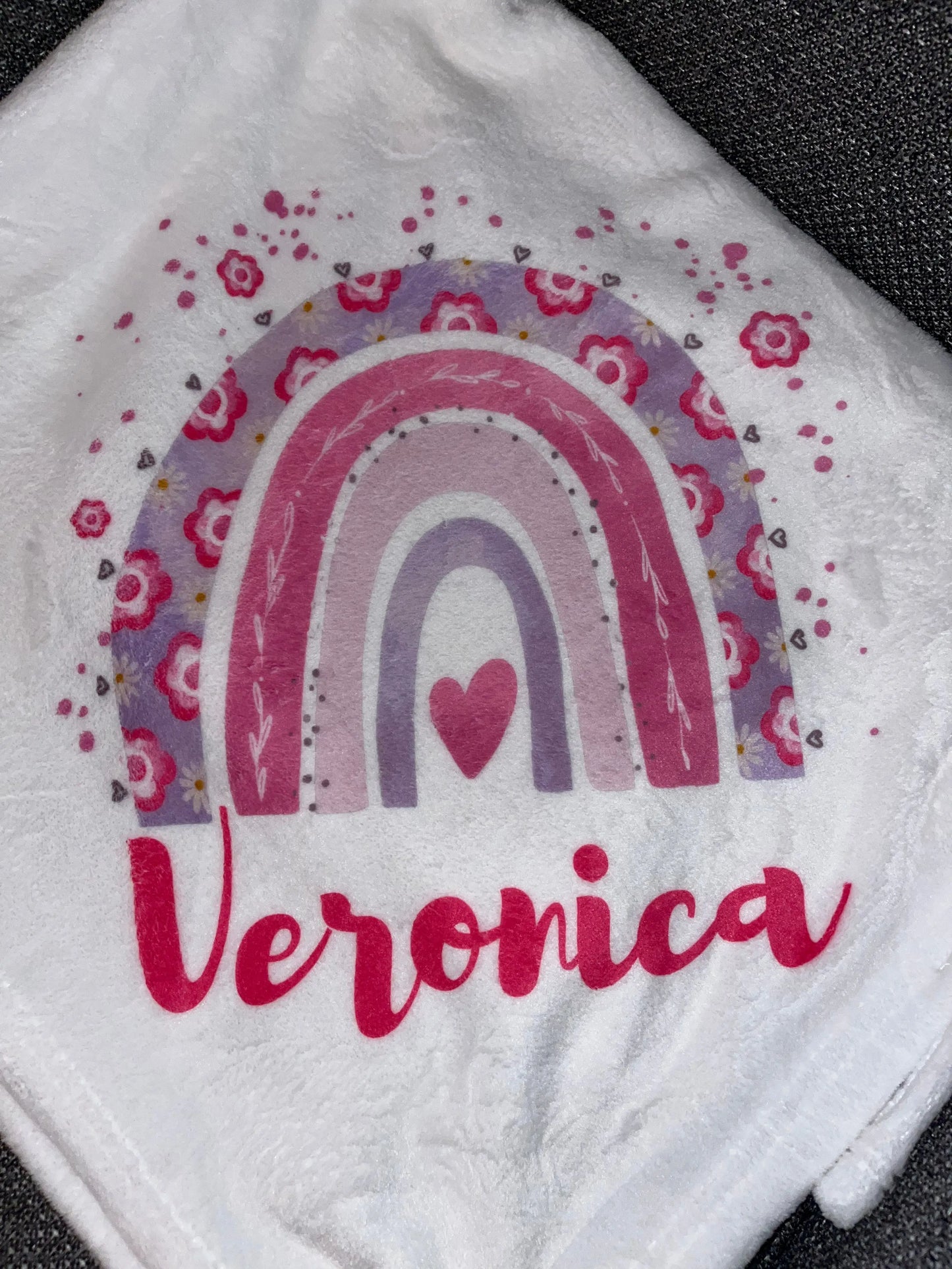 Personalized Rainbow Baby Blanket Season Uplifts by K