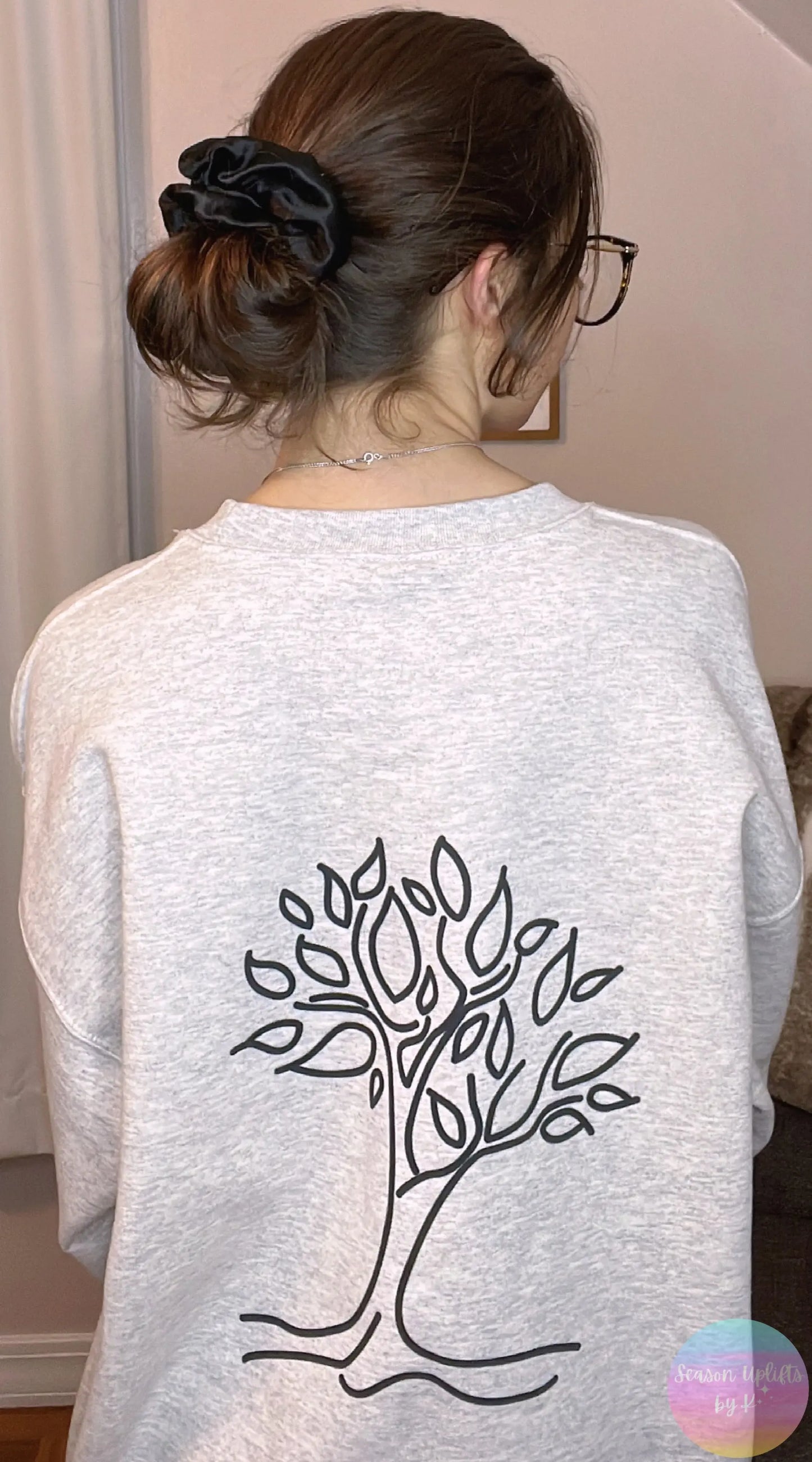 SYN Custom Merch Crewneck Sweatshirt Season Uplifts by K