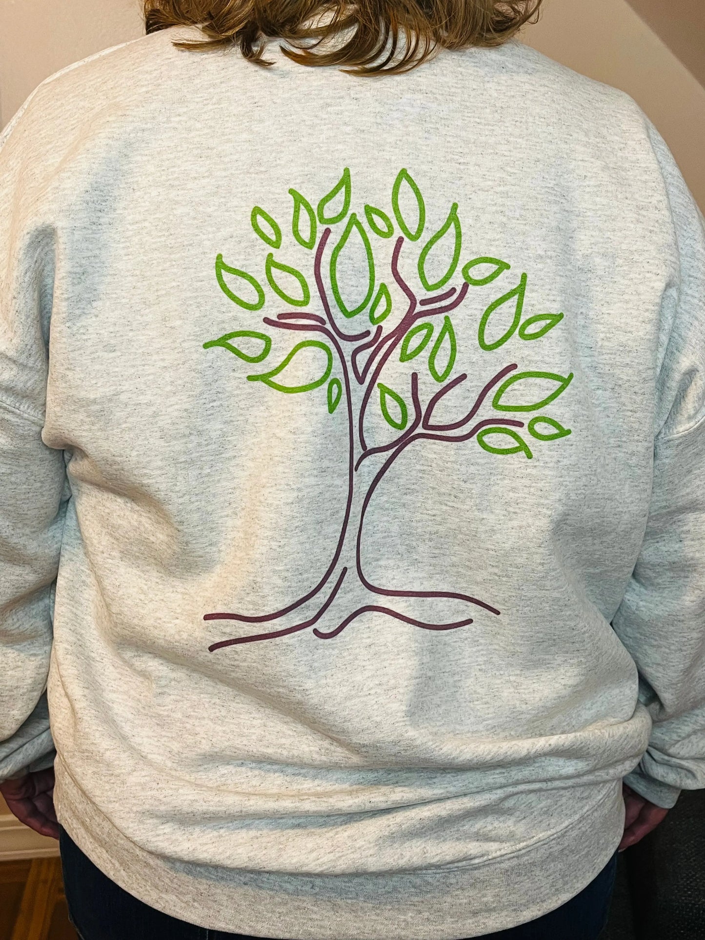SYN Custom Merch Crewneck Sweatshirt Season Uplifts by K