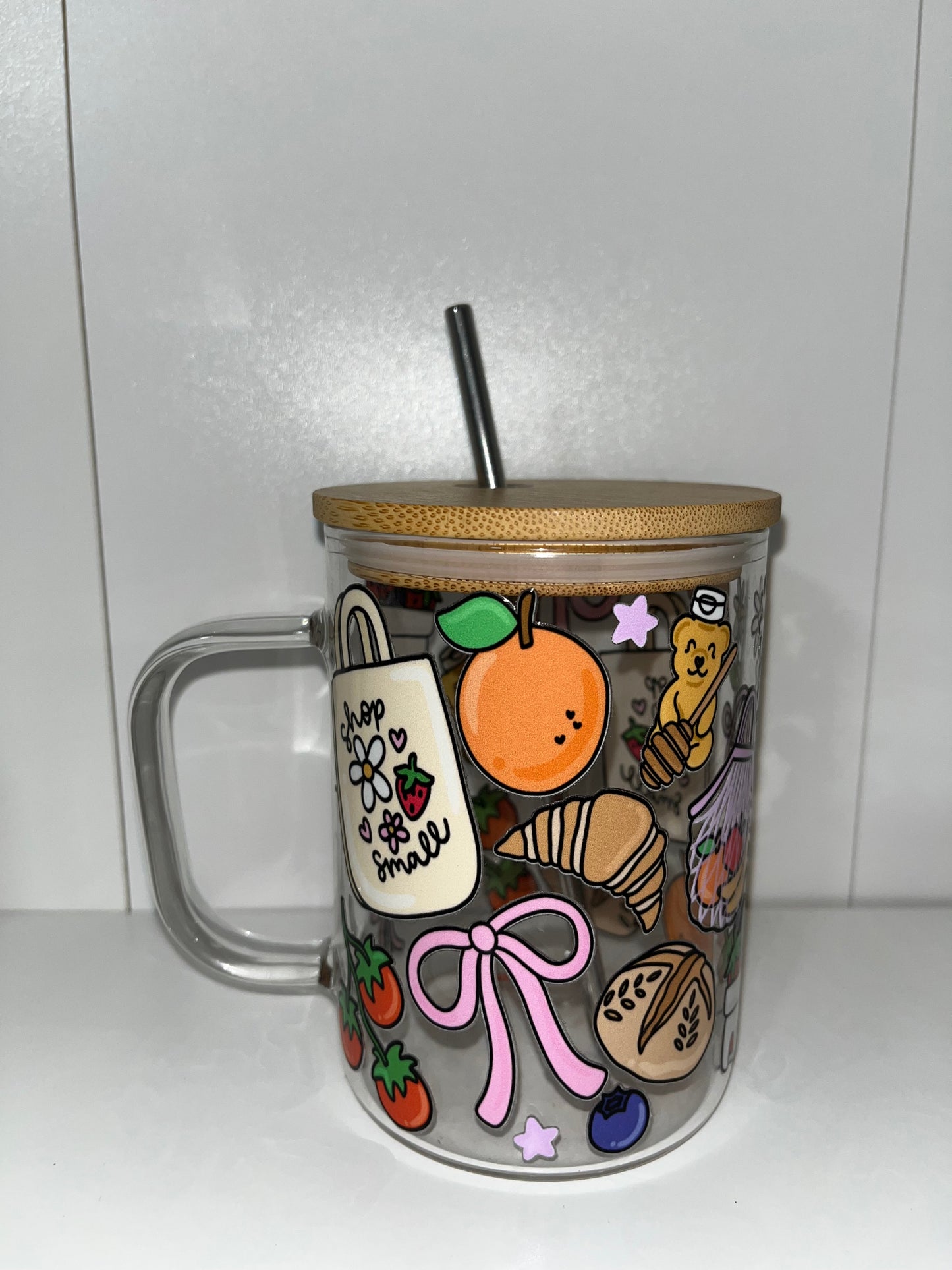 Shop Small/Farmers Market Oopsie 17oz Glass Mug