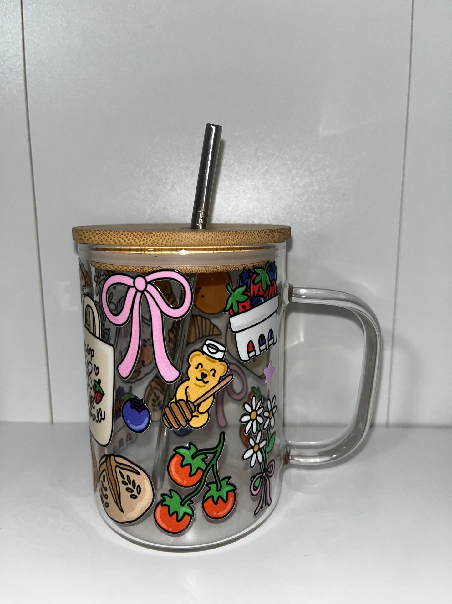 Shop Small/Farmers Market Oopsie 17oz Glass Mug