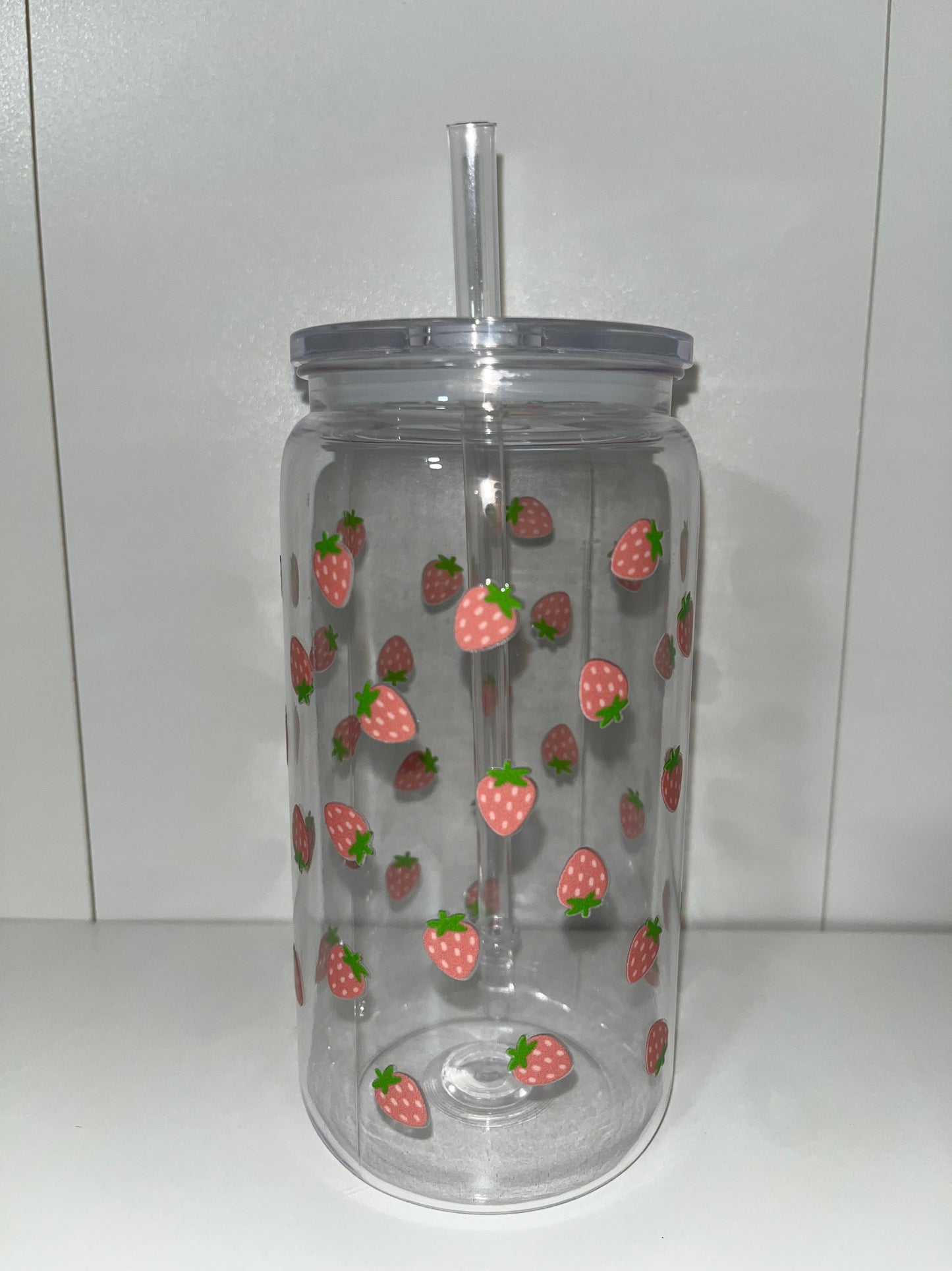 Strawberries 16oz Acrylic Cup
