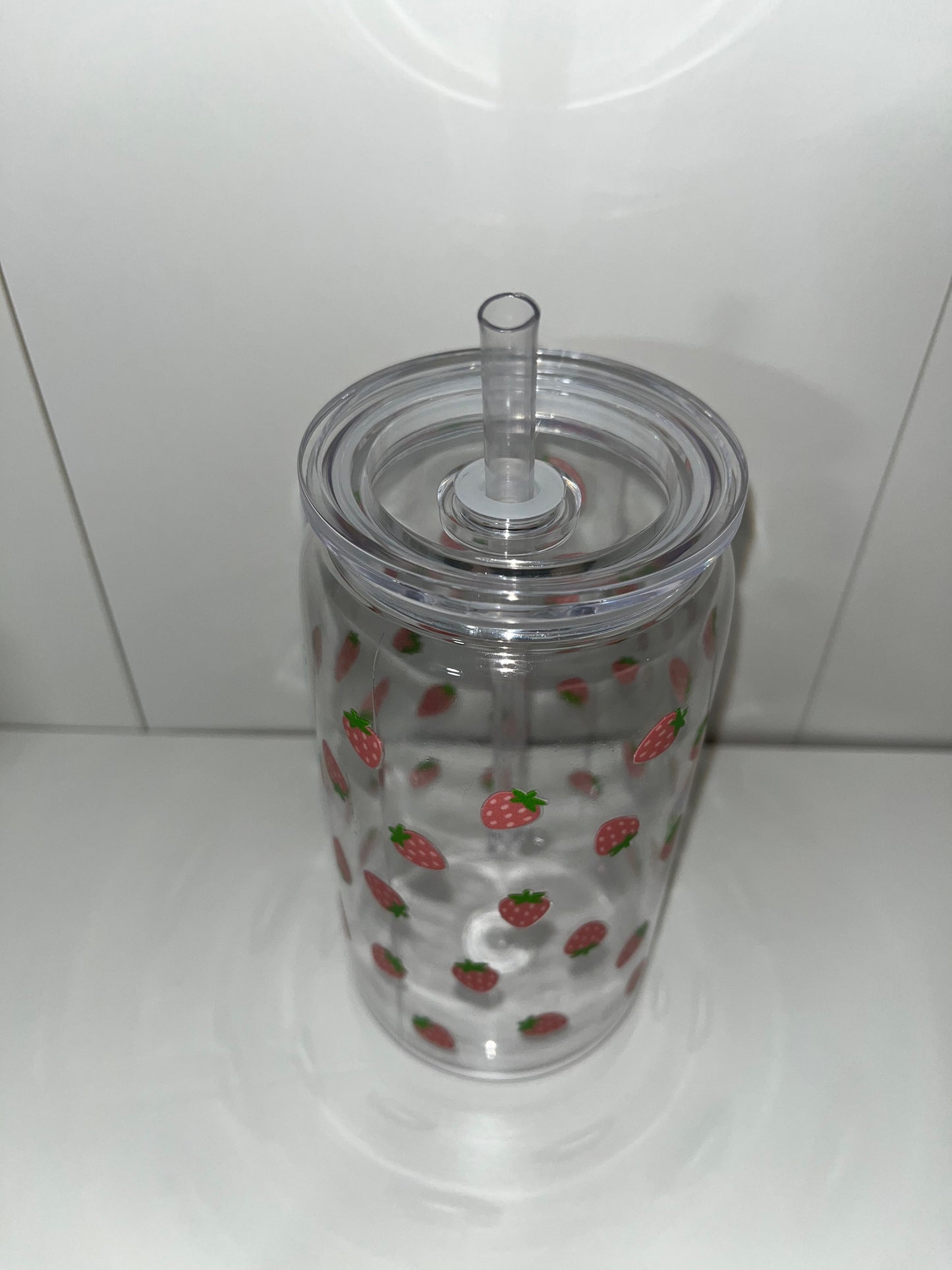 Strawberries 16oz Acrylic Cup