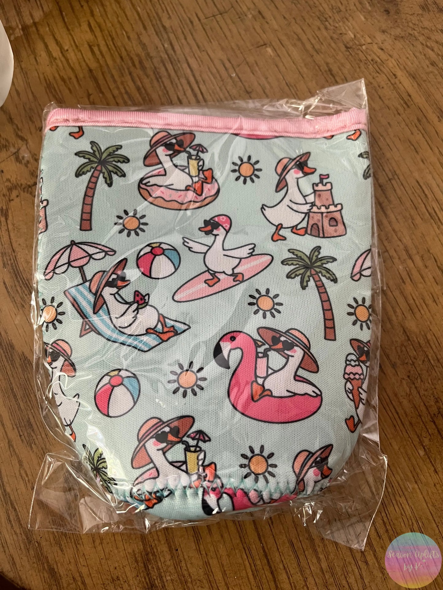 Summer Goose Medium Drink Sleeve Season Uplifts by K