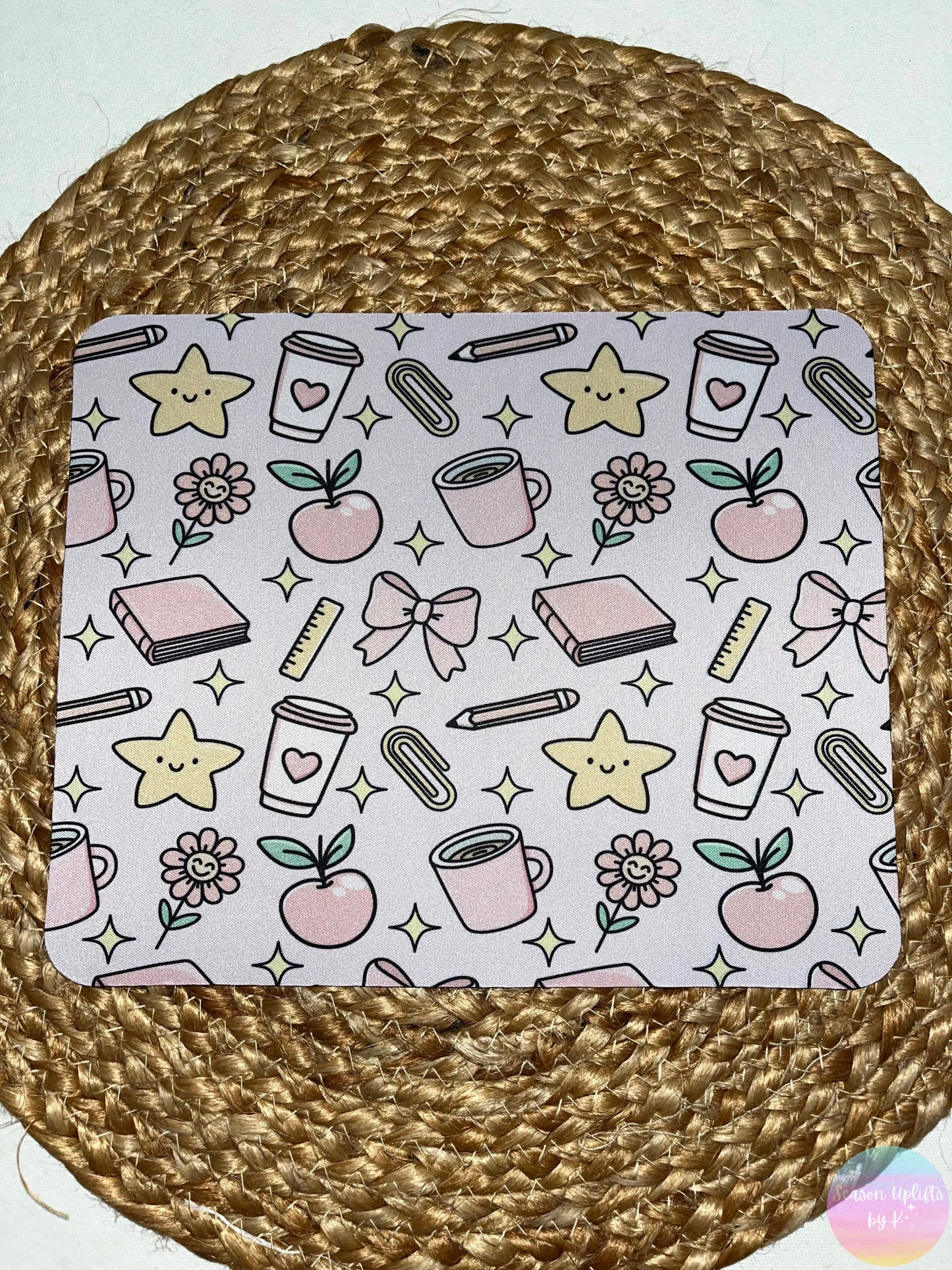 Teacher Mouse Pad Season Uplifts by K