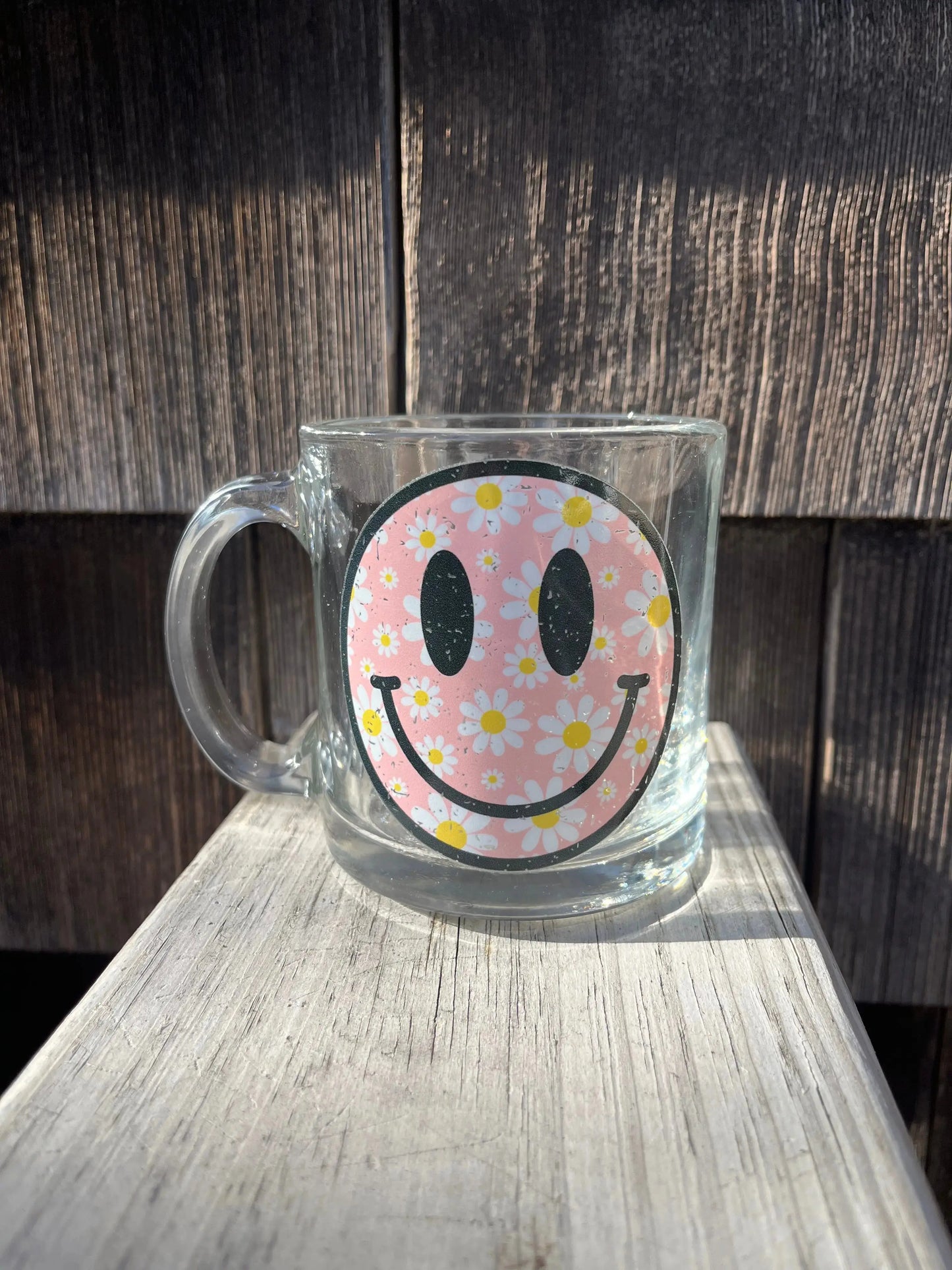 Happy daisy Glass or Mug Season Uplifts by K
