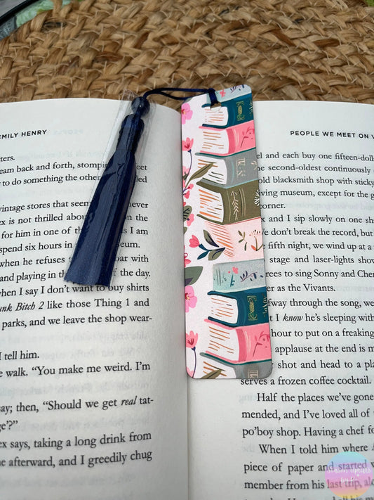 Book Lover’s Stack Bookmark Season Uplifts by K