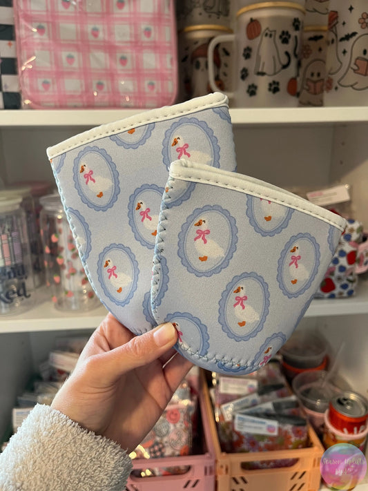 Cottage Charm Goose Drink Sleeves Season Uplifts by K