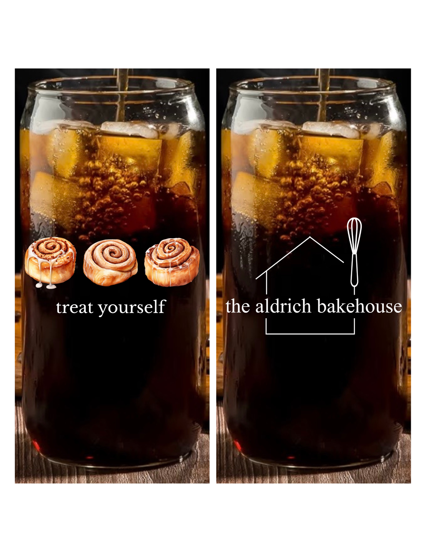 Custom 16oz Glass Cups