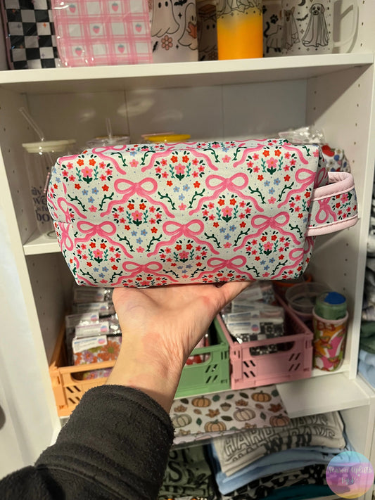 Flowers & Bows Travel / Make Up Bag Season Uplifts by K