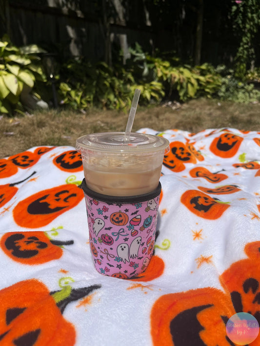 Girly Halloween Drink Sleeve Season Uplifts by K