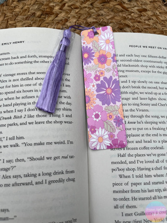 Lavender Bloom Bookmark Season Uplifts by K