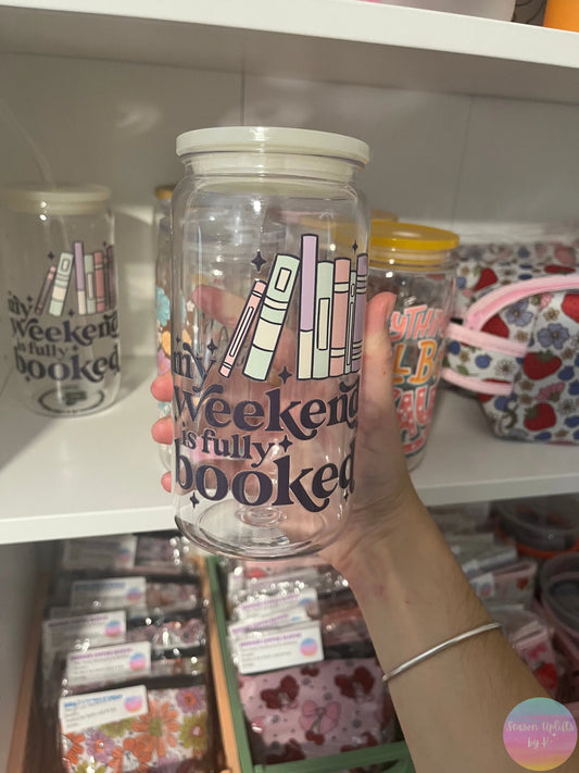 My Weekend is Fully Booked Acrylic Cup Season Uplifts by K