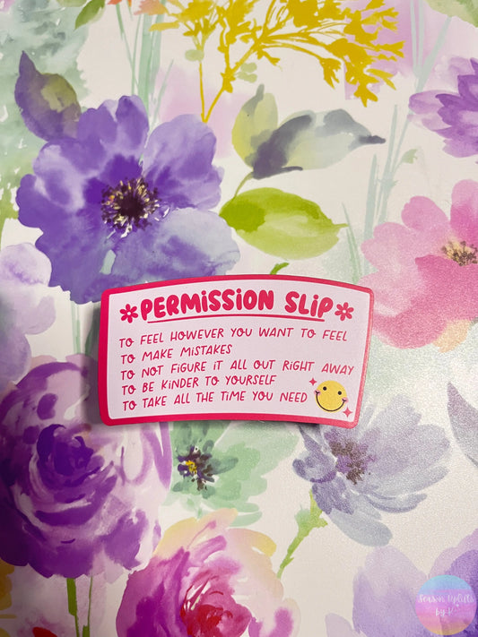 Permission Slip Magnet Season Uplifts by K