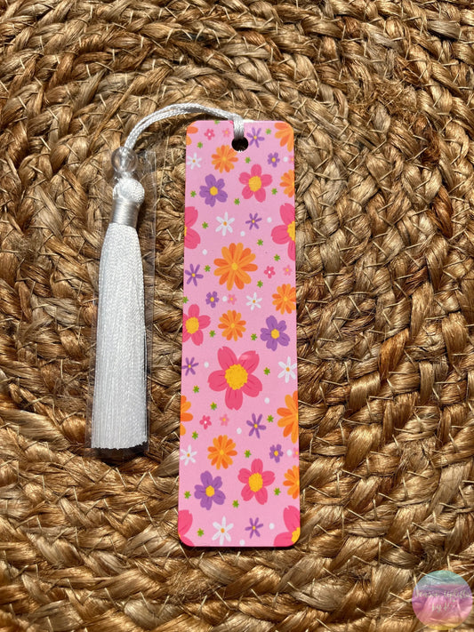 Pink & Florals Bookmark Season Uplifts by K