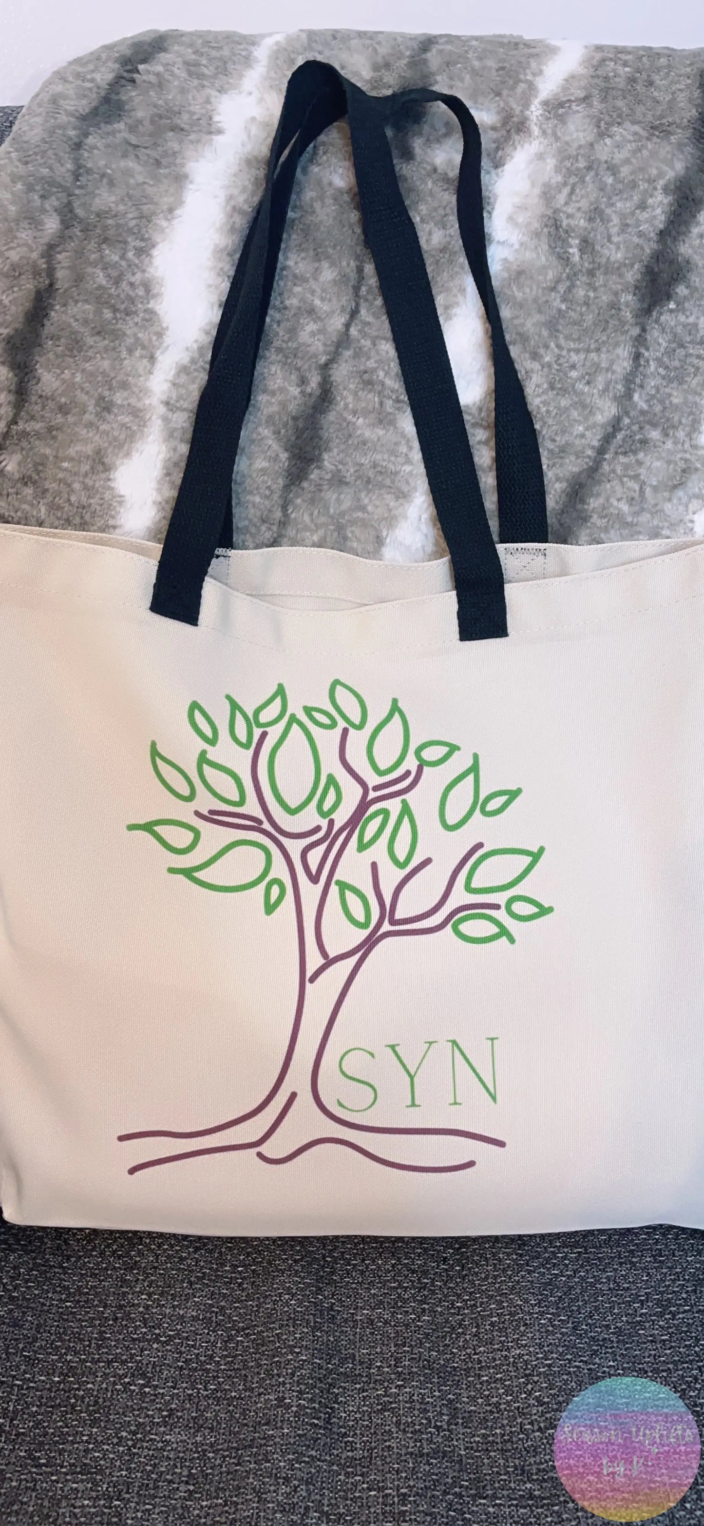 SYN Custom Merch Tote Bags Season Uplifts by K