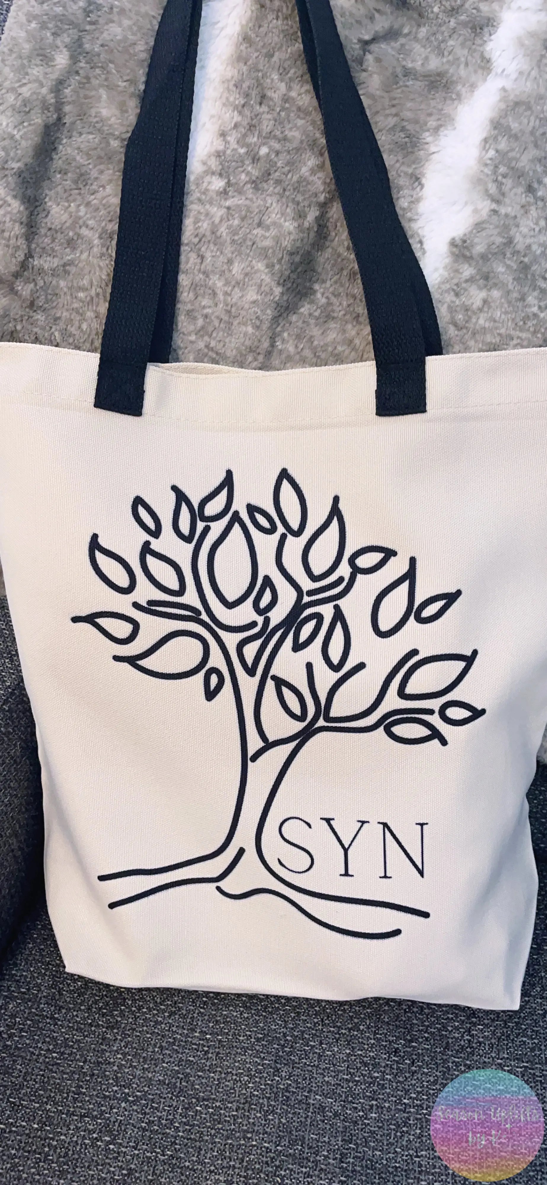 SYN Custom Merch Tote Bags Season Uplifts by K