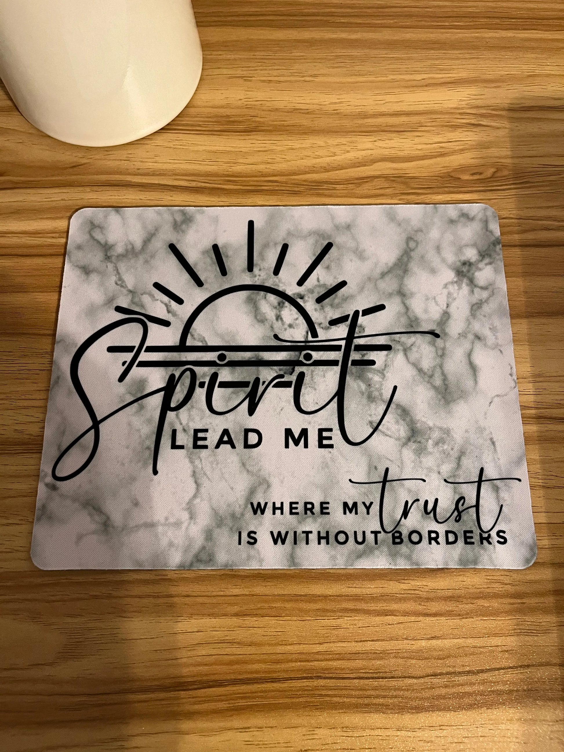 Spirit Lead Me Mouse Pad Season Uplifts by K