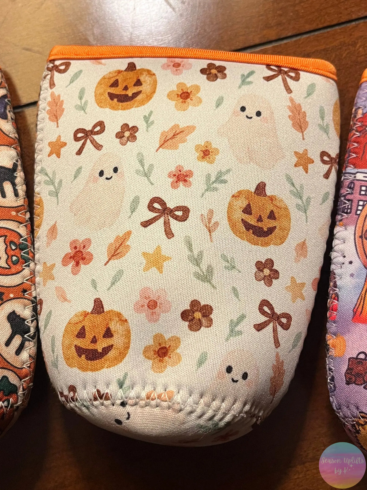 Spooky Blooms Medium Drink Sleeve Season Uplifts by K