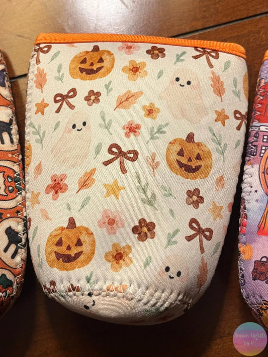 Spooky Blooms Medium Drink Sleeve Season Uplifts by K