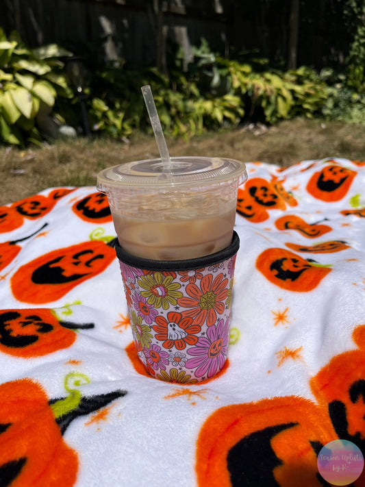 Spooky Flower Drink Sleeve Season Uplifts by K
