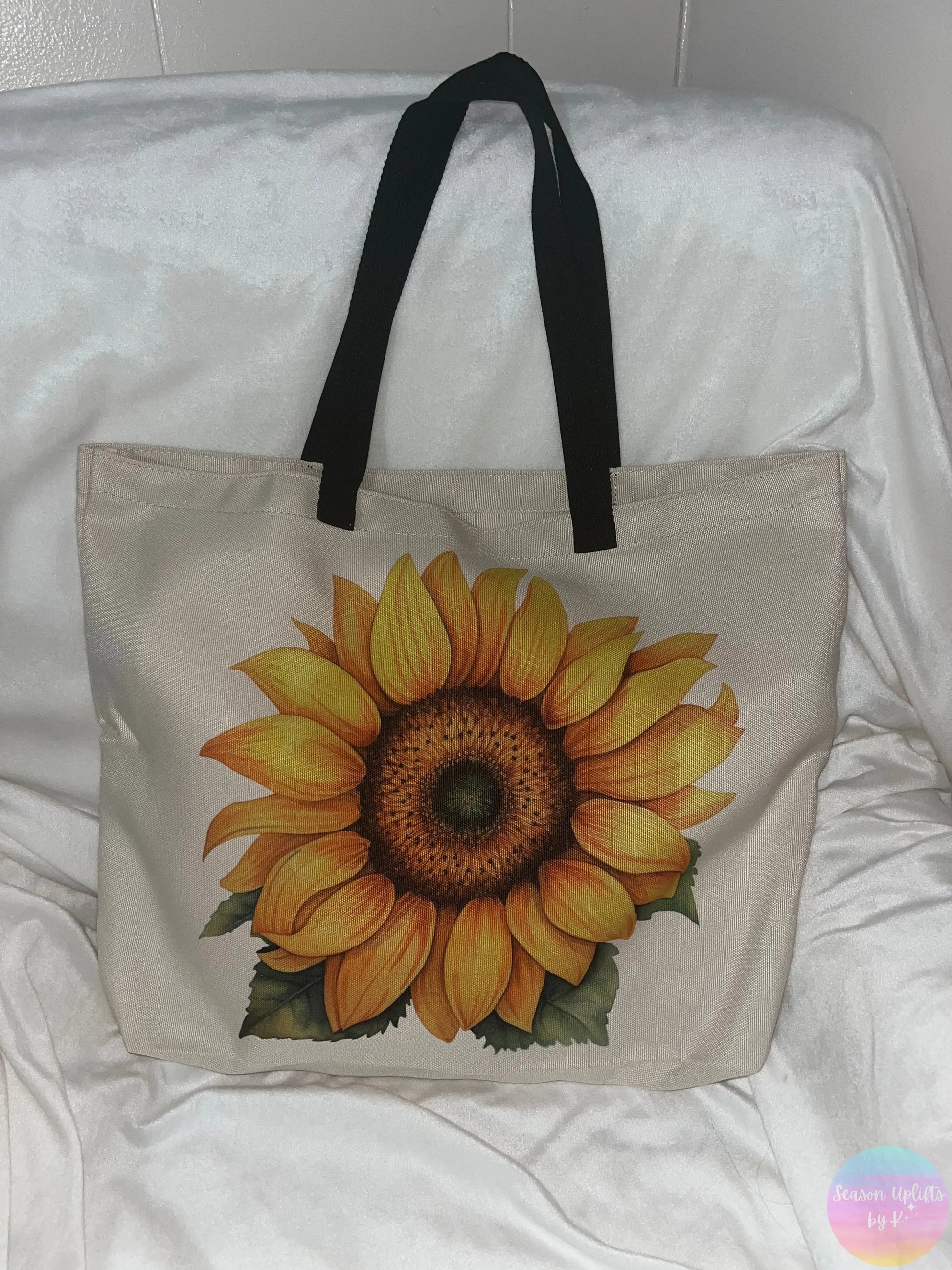 Sunflower Tote Bag Season Uplifts by K