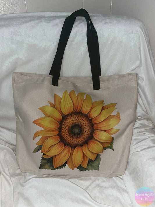 Sunflower Tote Bag Season Uplifts by K