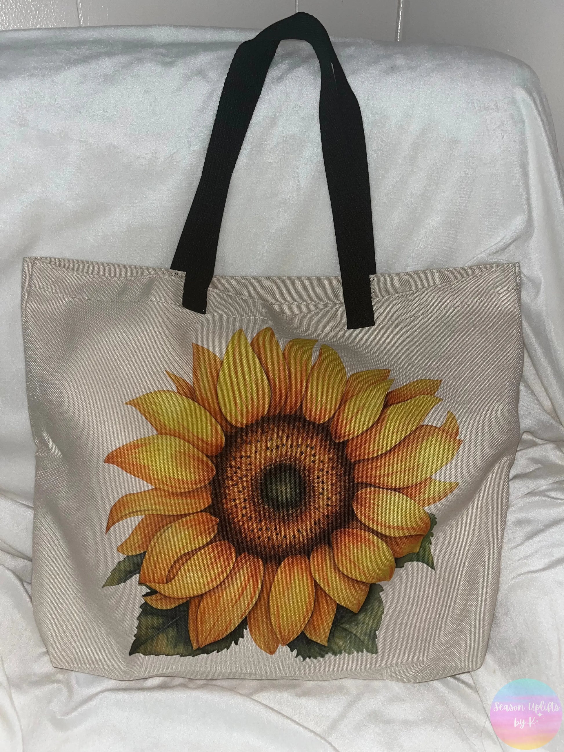 Sunflower Tote Bag Season Uplifts by K