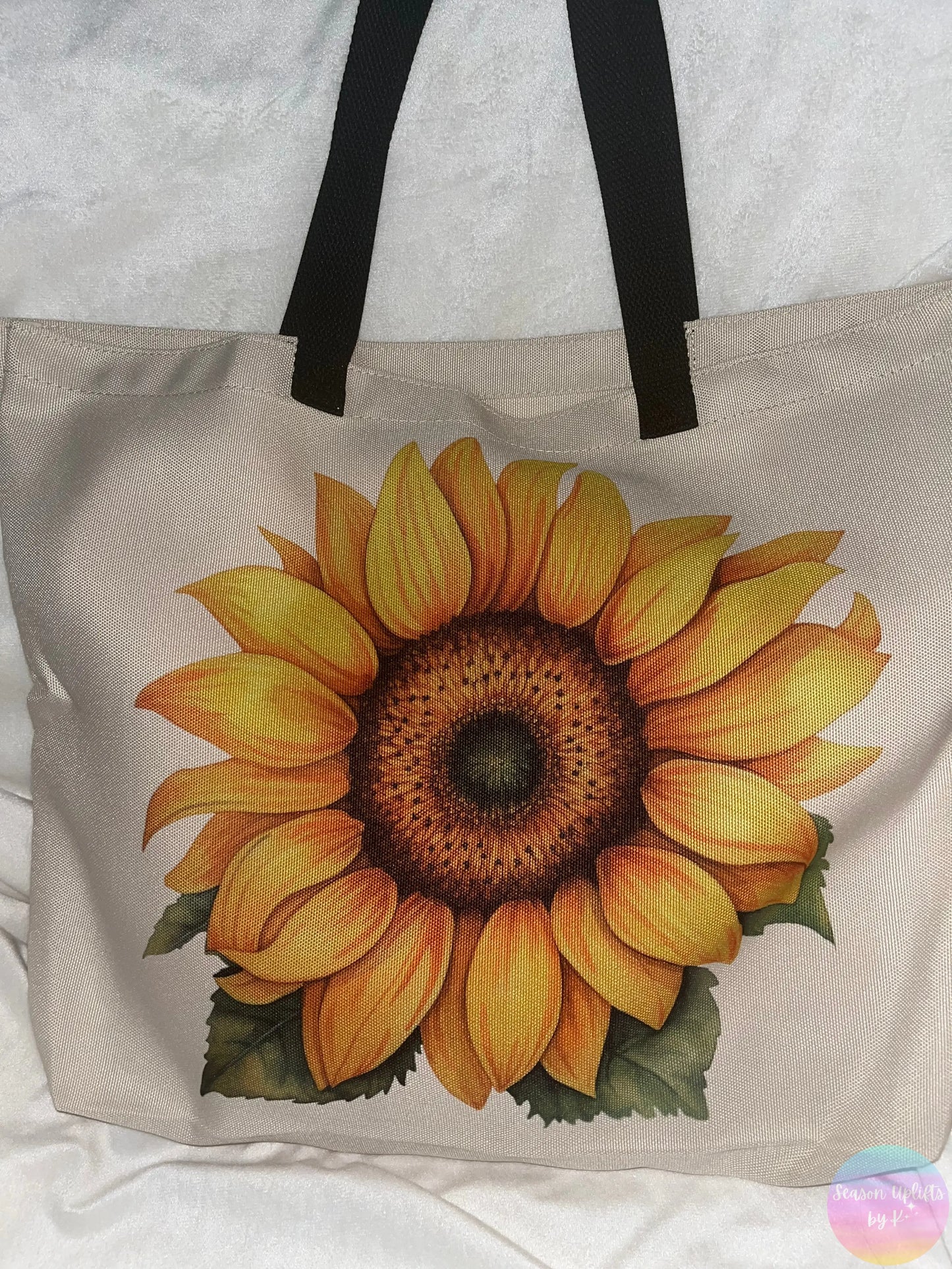 Sunflower Tote Bag Season Uplifts by K