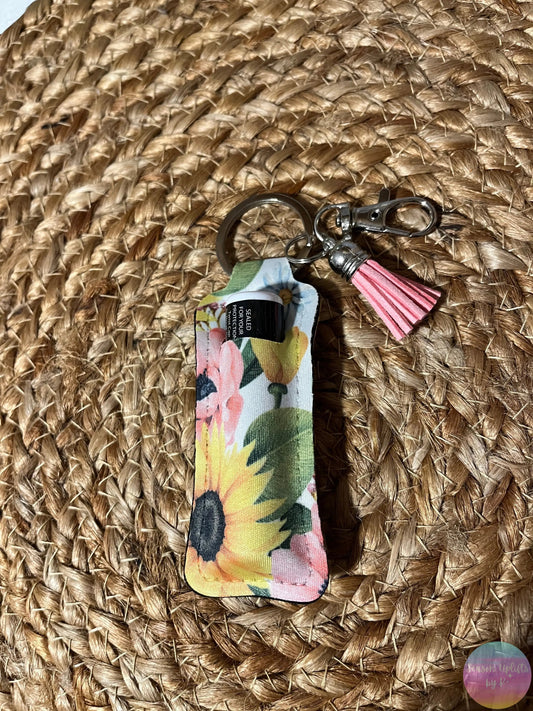 Sunny Meadows Chapstick Holder Keychain Season Uplifts by K
