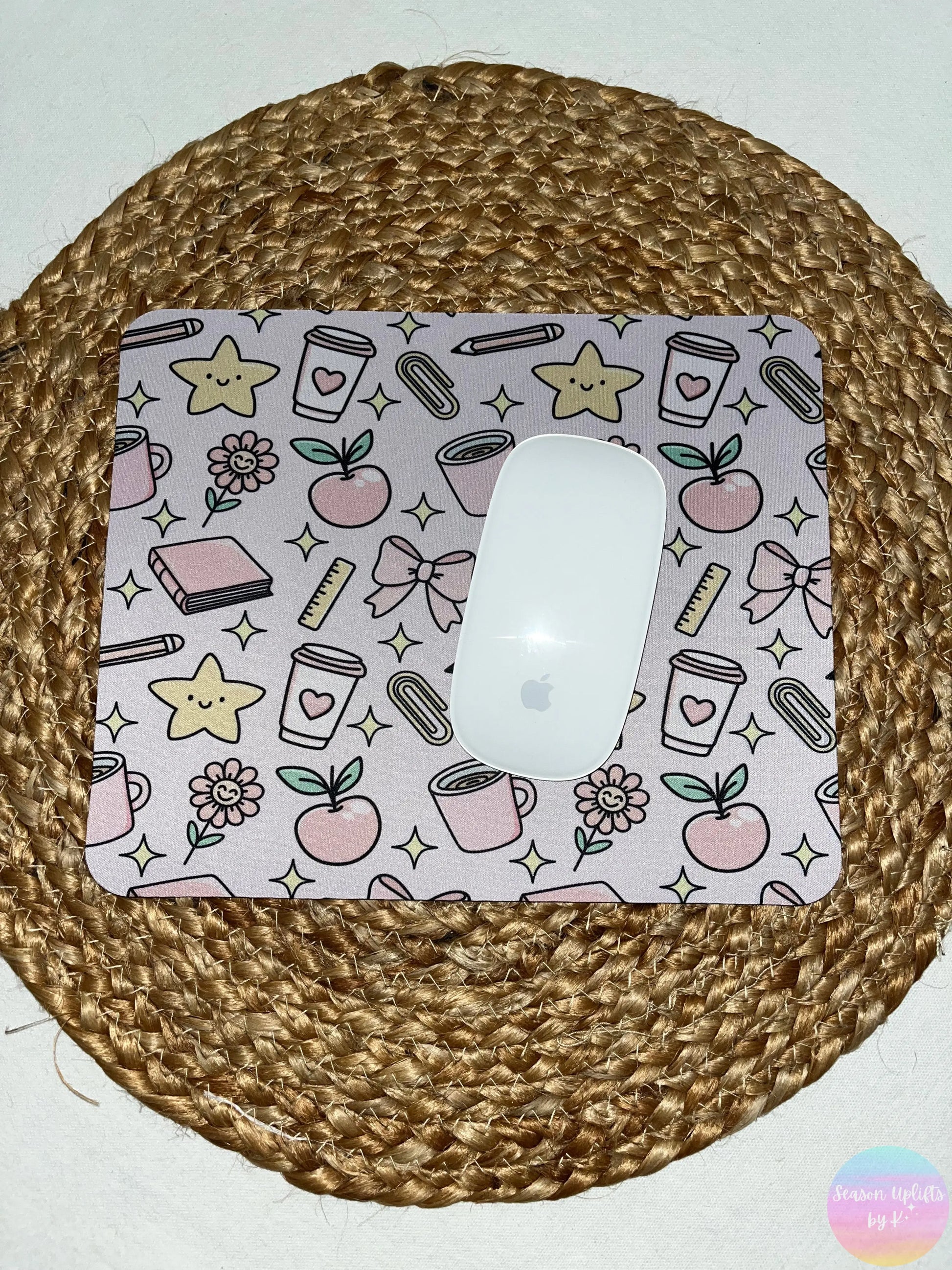 Teacher Mouse Pad Season Uplifts by K