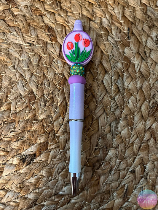 Tulip Trio Beaded Pen Season Uplifts by K