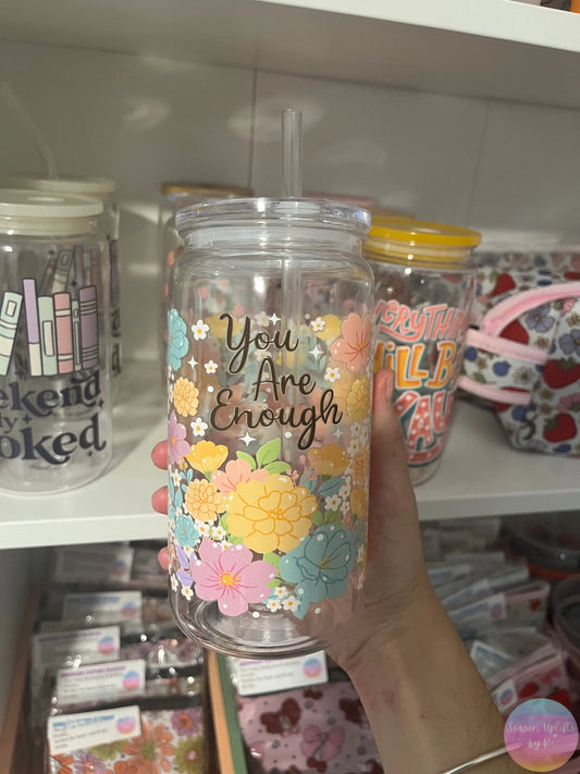 You are enough 16oz Acrylic Cup Season Uplifts by K