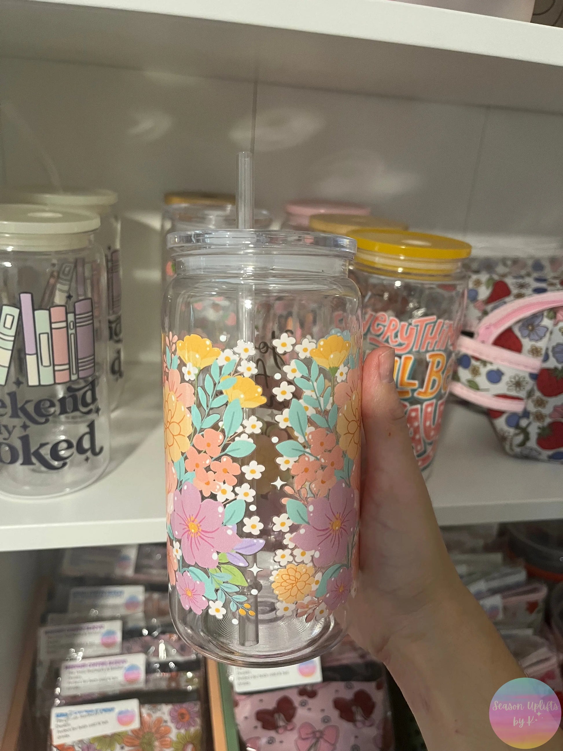 You are enough 16oz Acrylic Cup Season Uplifts by K